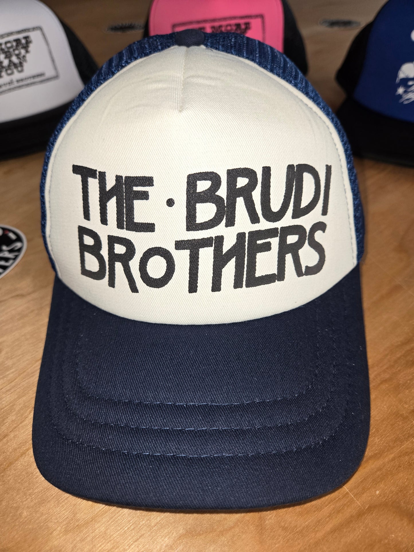 Trucker Hat Navy Blue / White