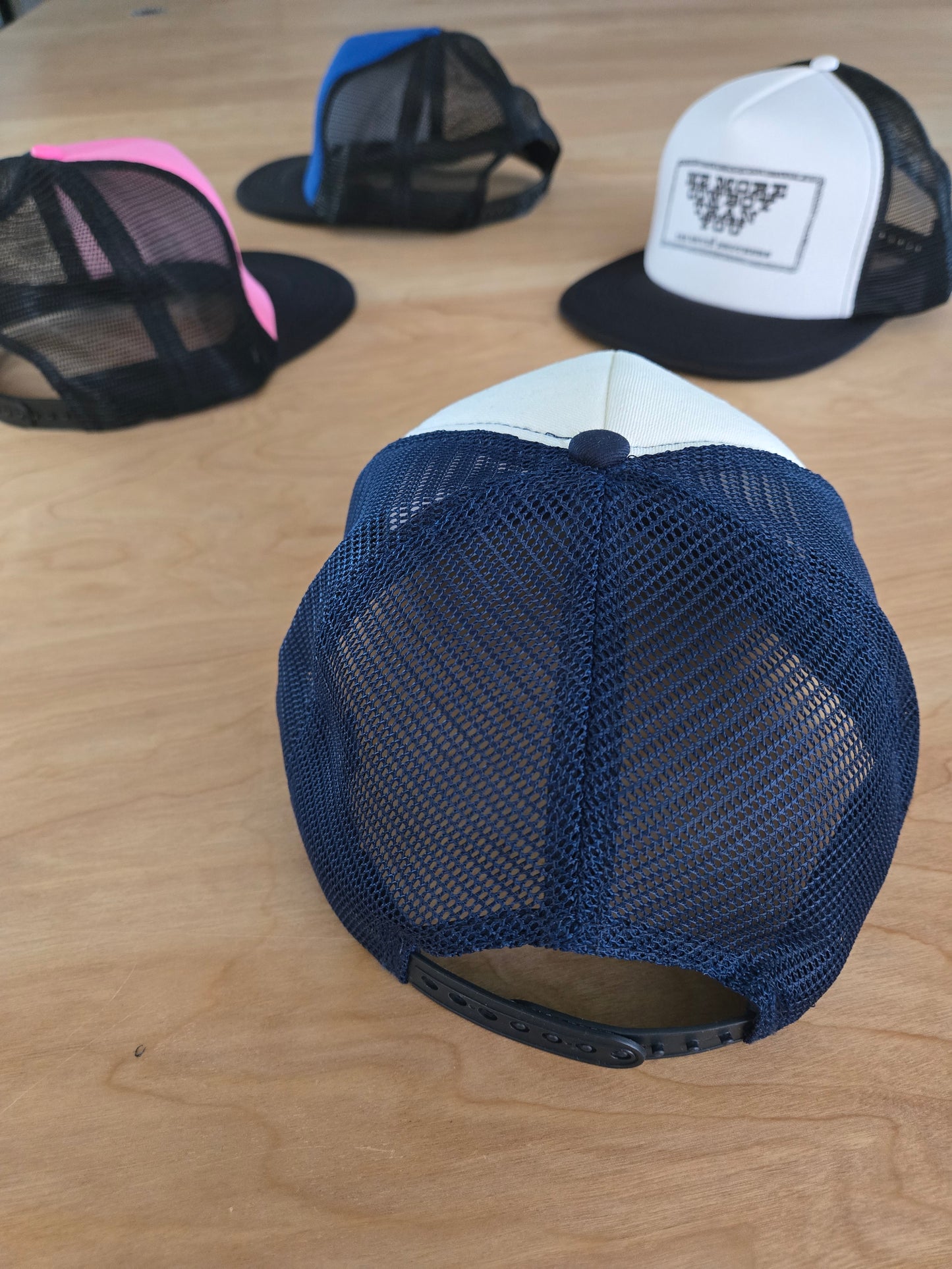 Trucker Hat Navy Blue / White