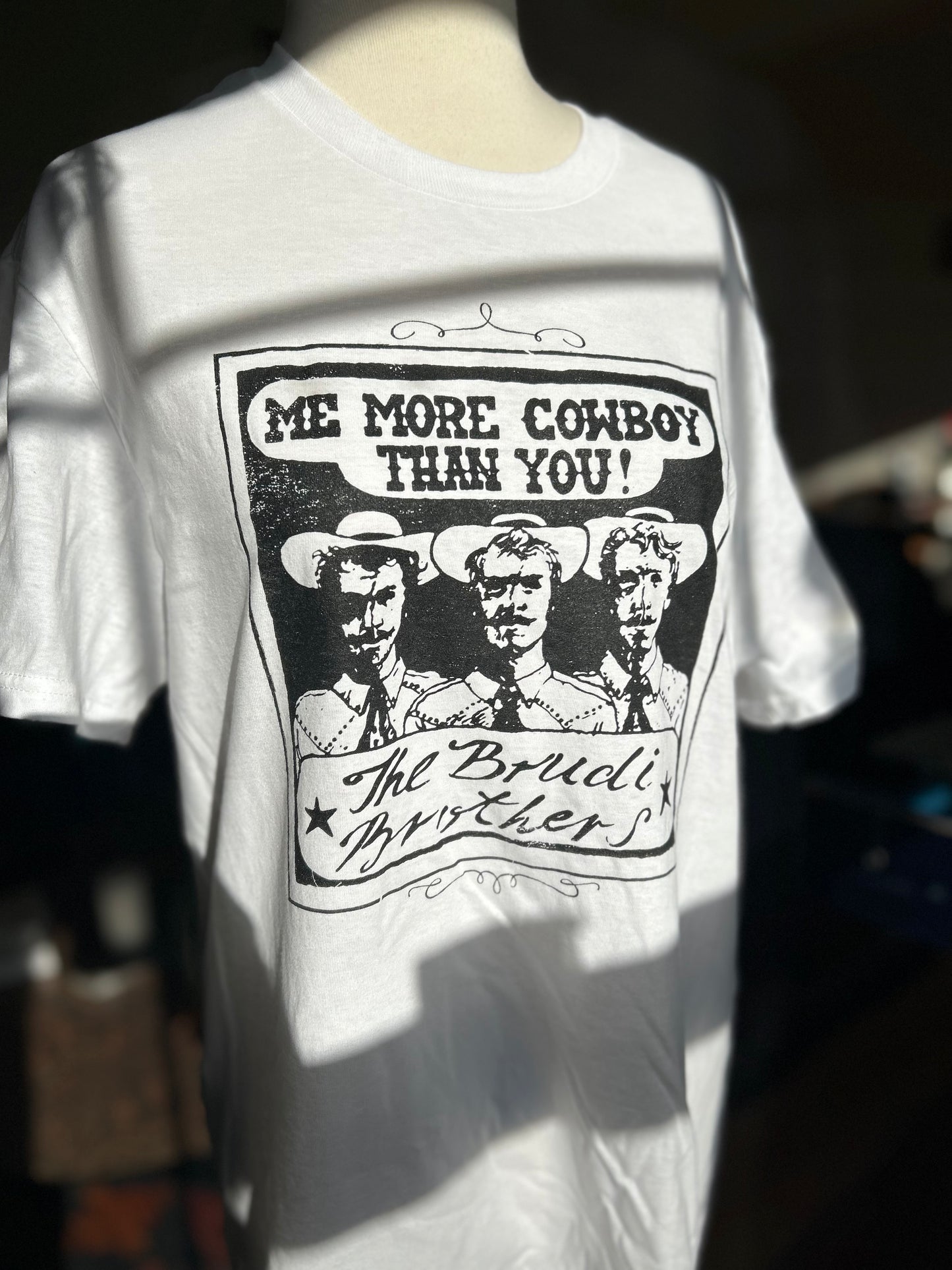 White "Me More Cowboy" T-Shirt
