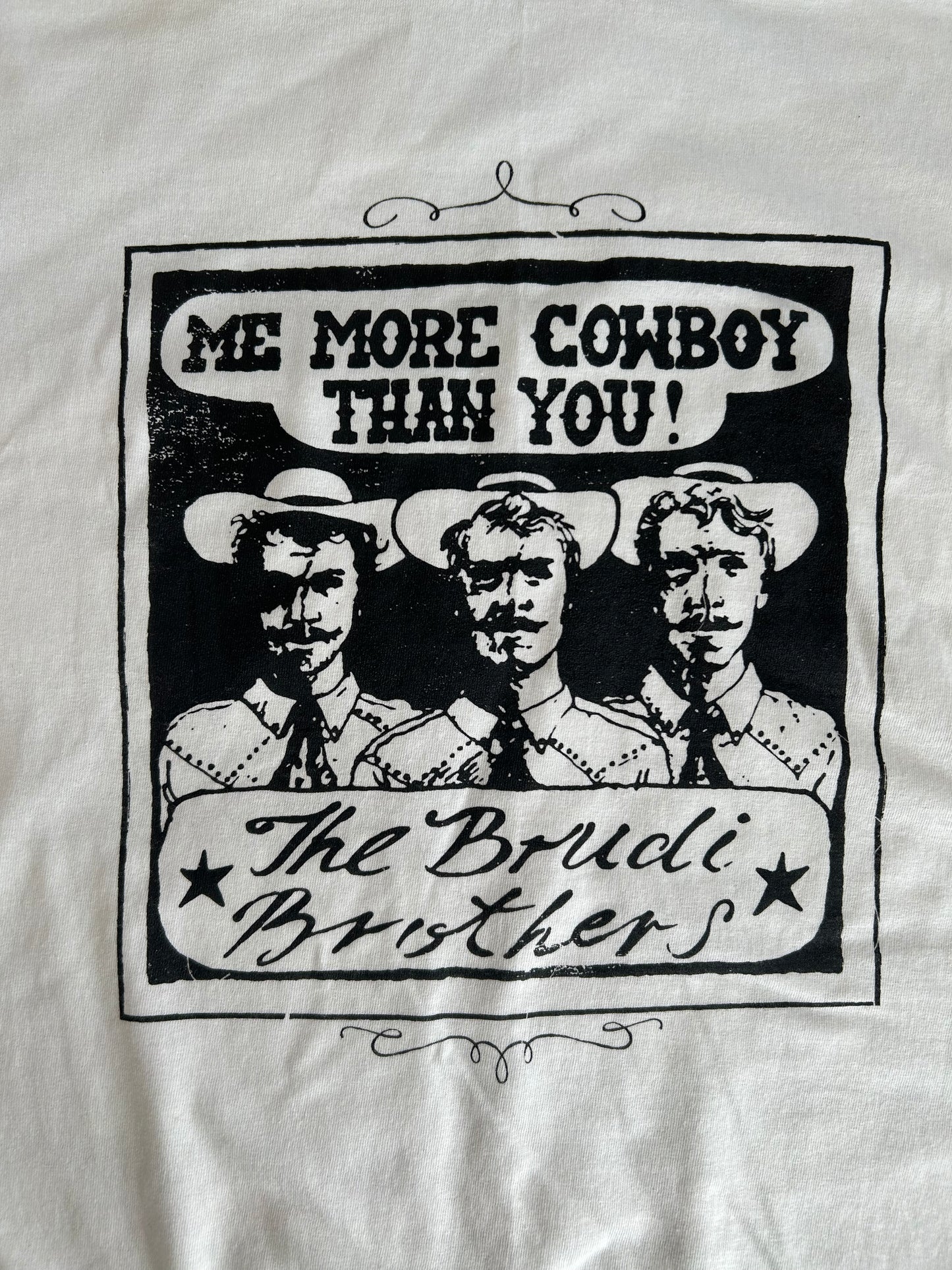 White "Me More Cowboy" T-Shirt