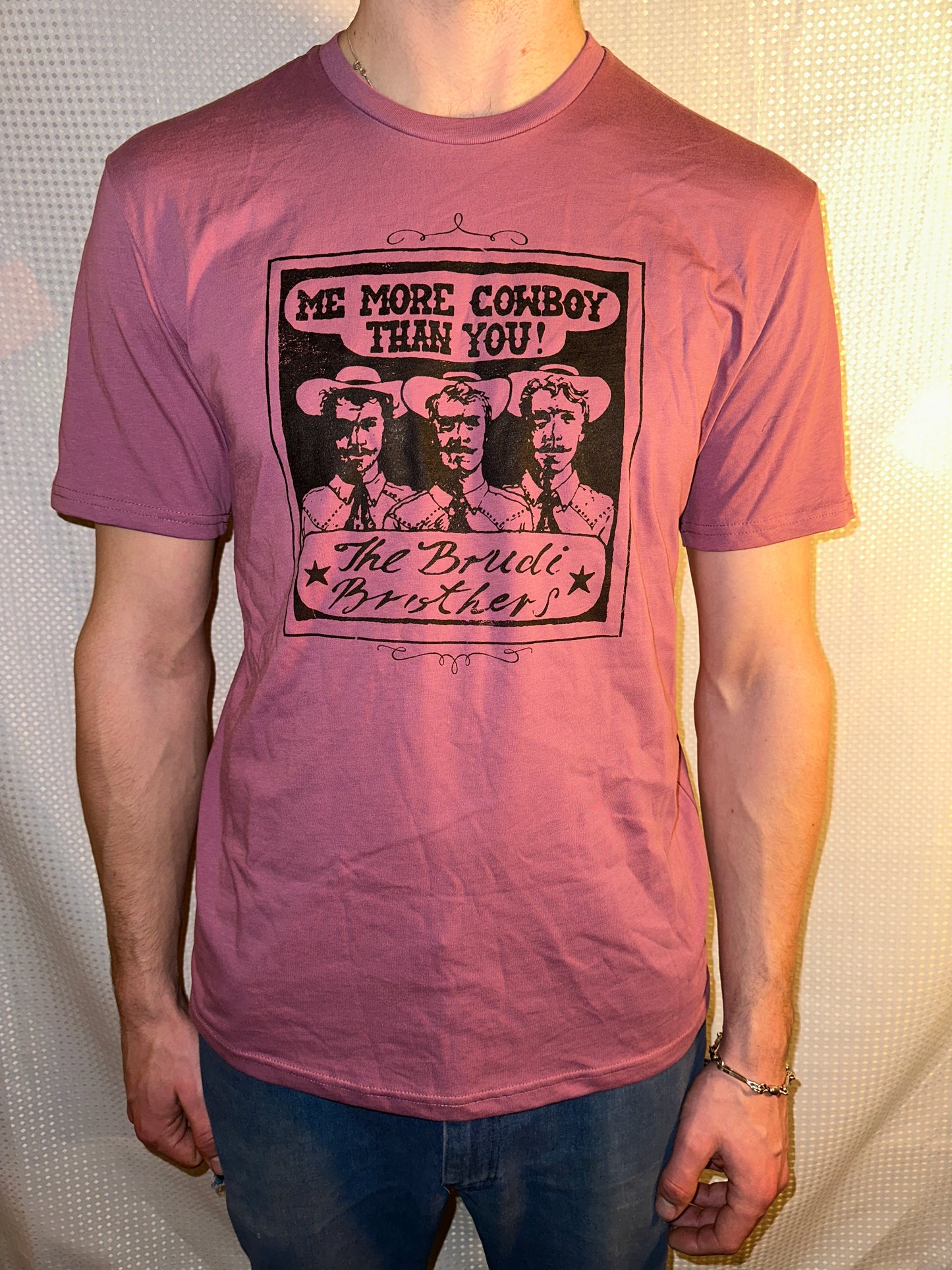 Mauve "Me More Cowboy" T-Shirt