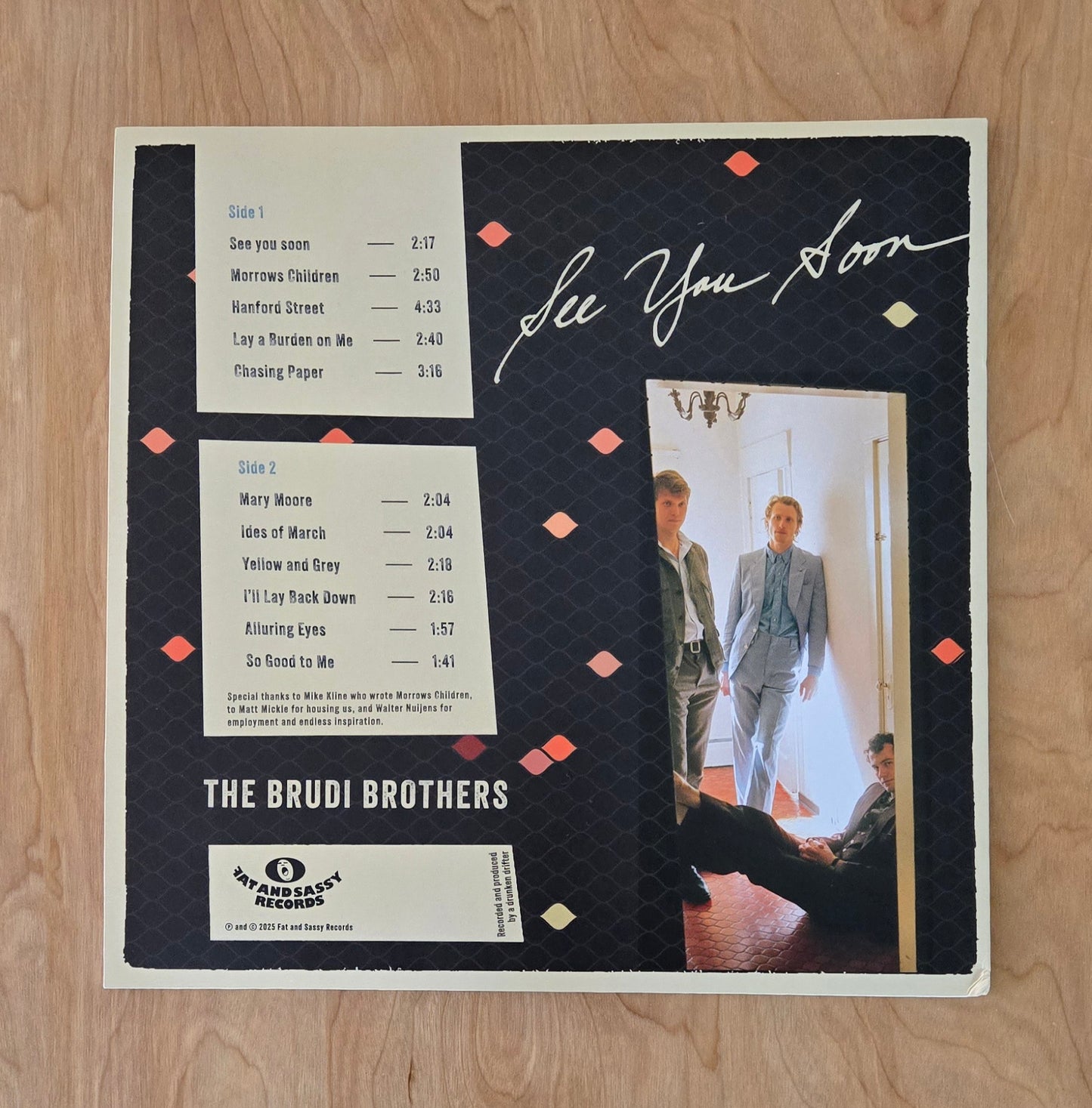 SEE YOU SOON  12" VINYL IS IN !