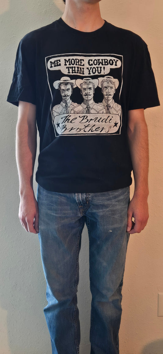 NEW DESIGN ! Me more cowboy T shirt in black