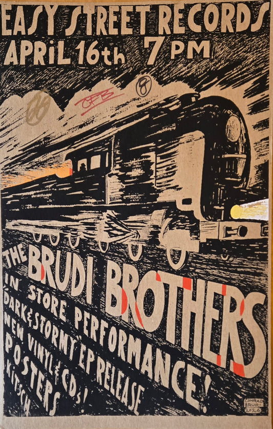 Brudi Brothers live at EZ Poster (Signed)