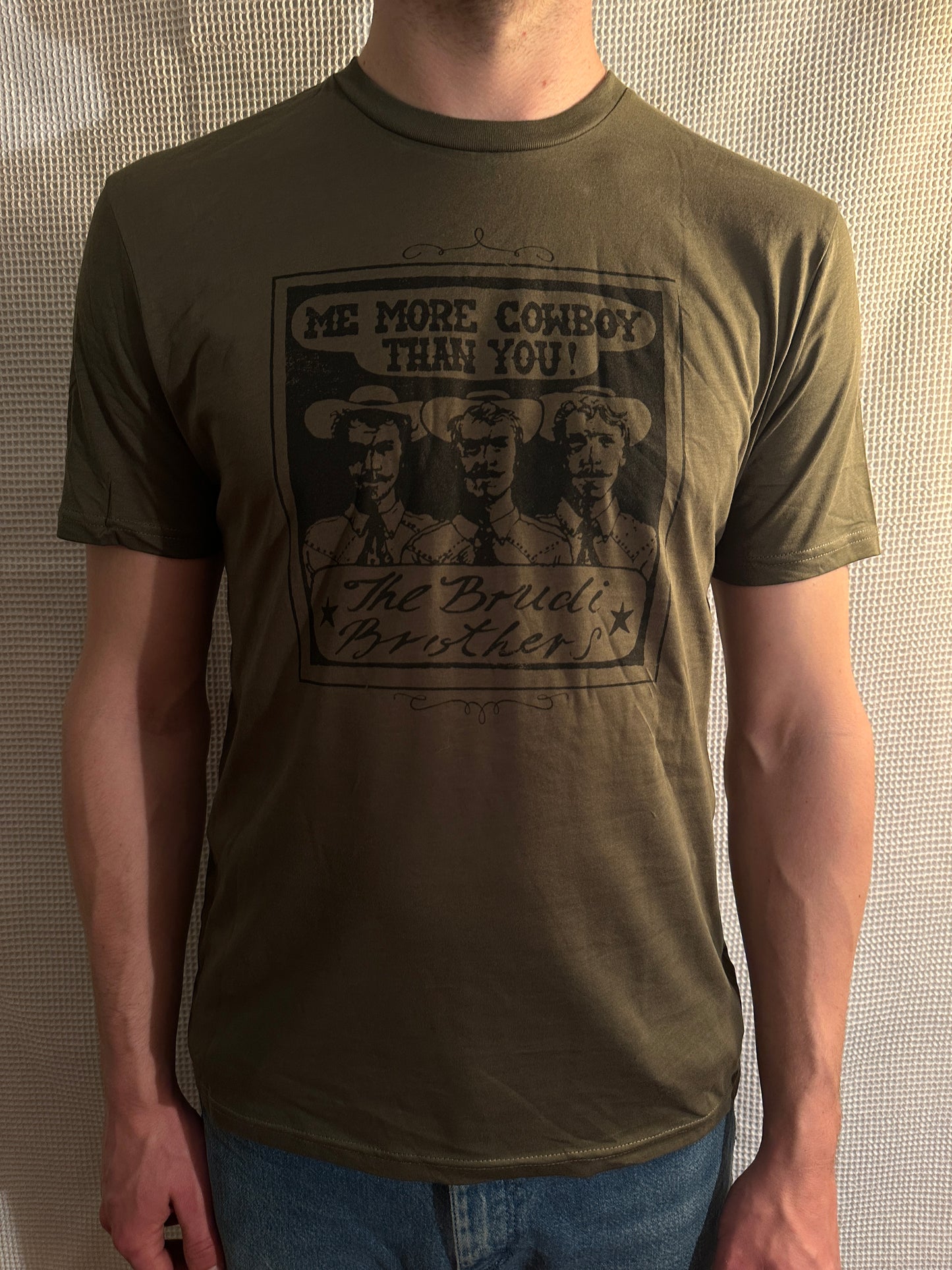 Army Green Me More Cowboy T-Shirt